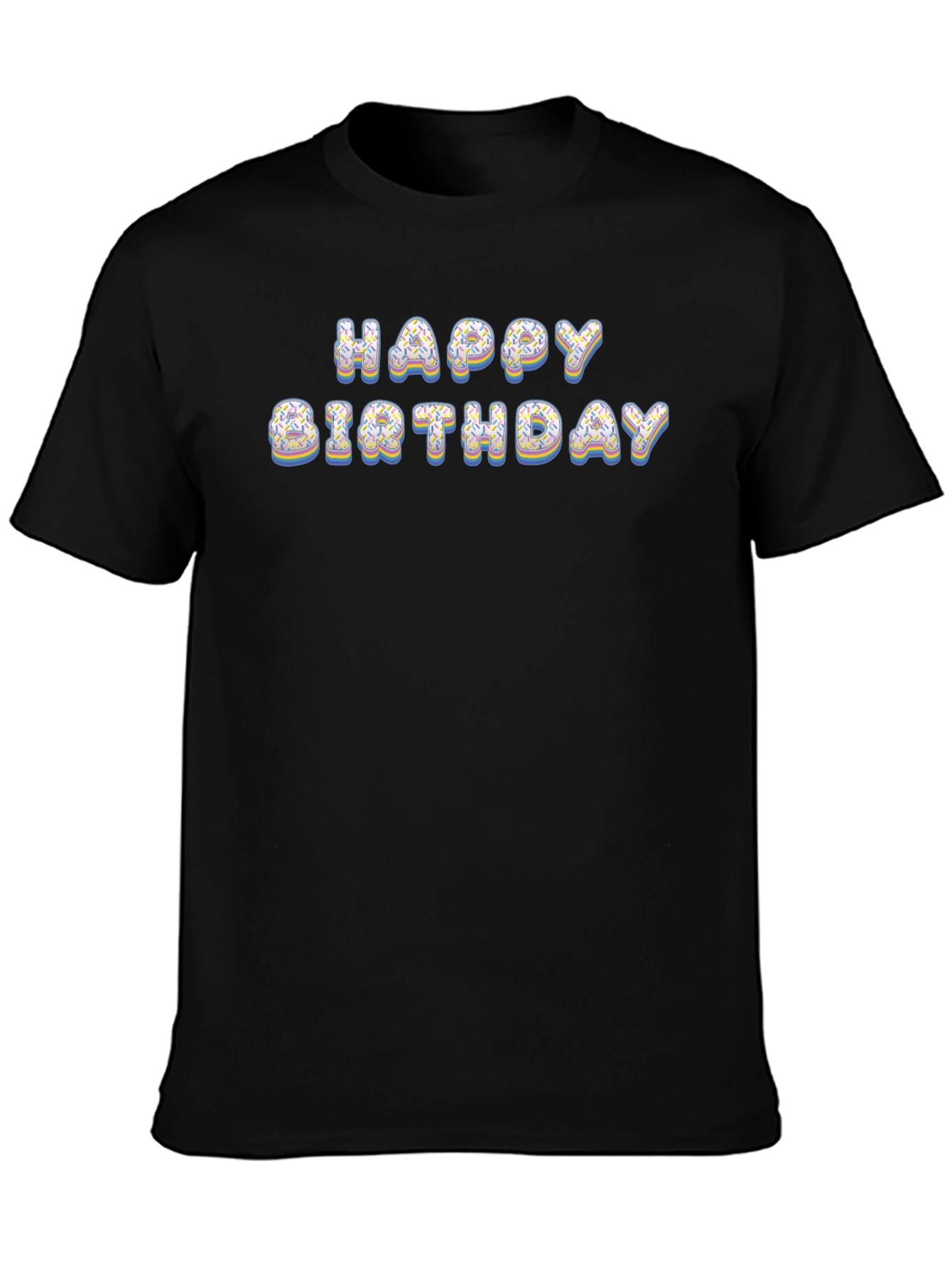 Happy Birthday Donut Letter T-Shirt