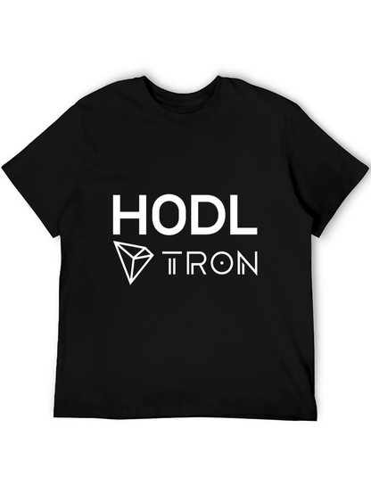 HODL TRON Black T-Shirt Crypto Apparel