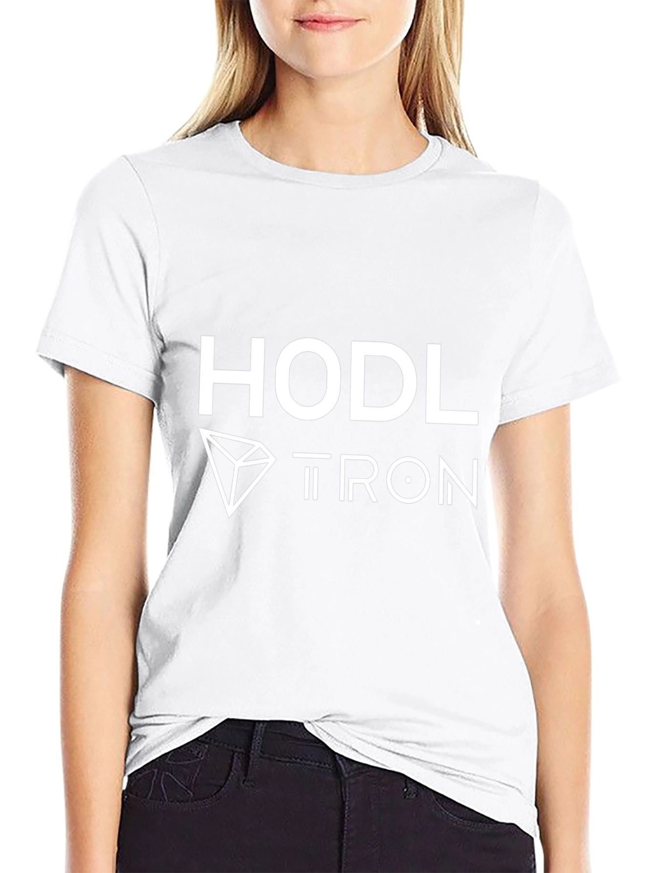 HODL TRON Black T-Shirt Crypto Apparel