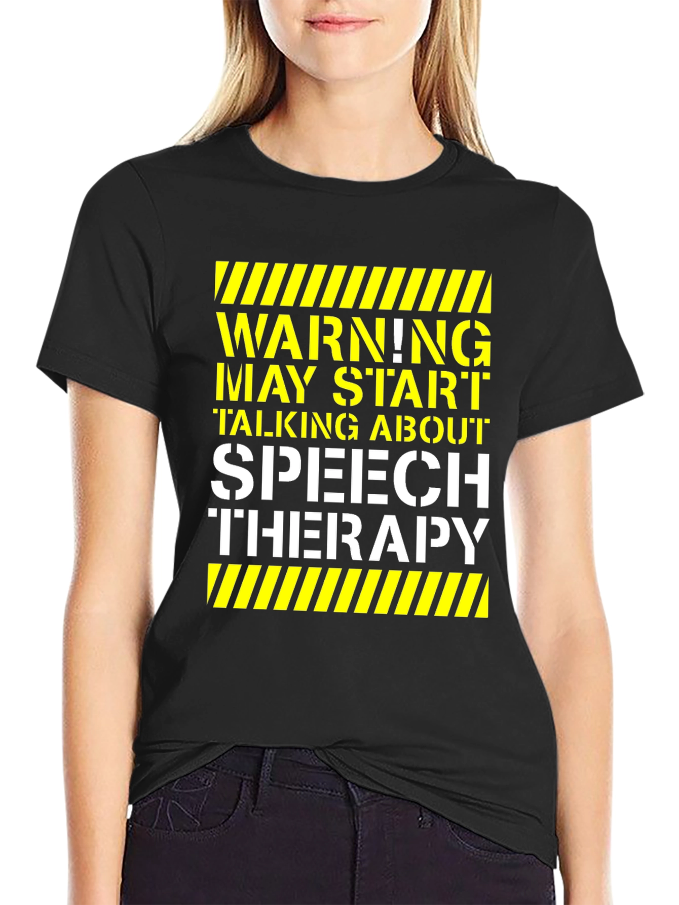 Speech Therapy T-Shirt - Warning May Start Talking