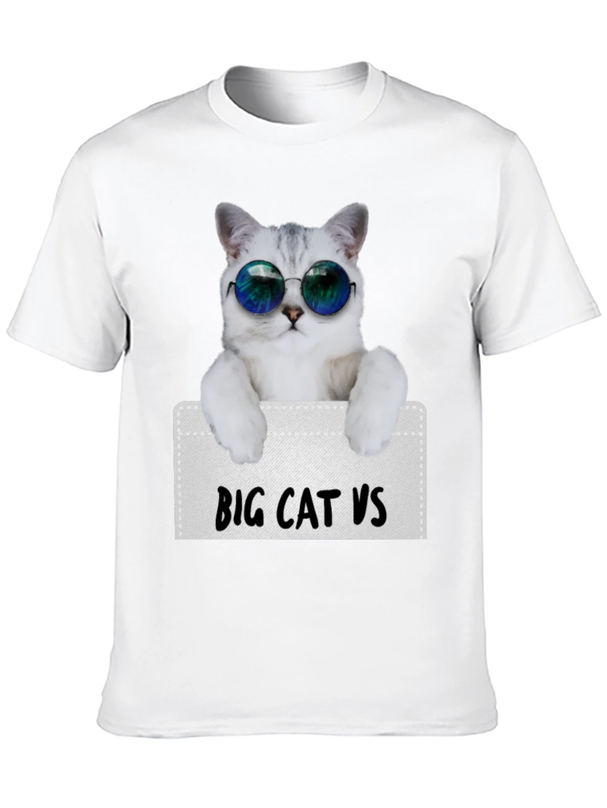 Cool Cat Sunglasses T-Shirt - Funny Graphic Tee