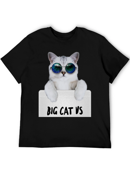 Cool Cat Sunglasses T-Shirt - Funny Graphic Tee