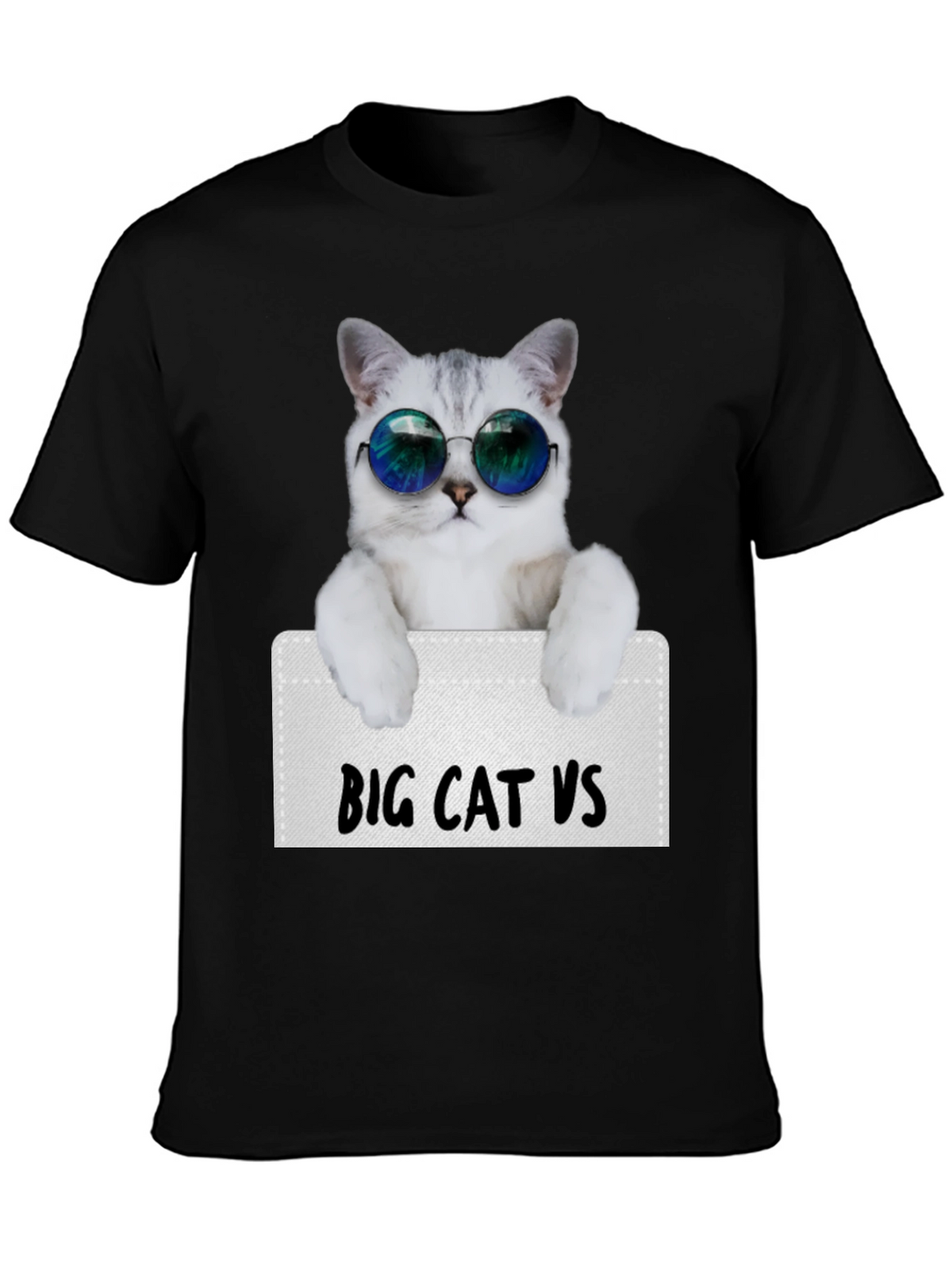 Cool Cat Sunglasses T-Shirt - Funny Graphic Tee