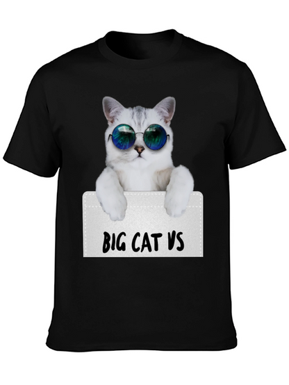 Cool Cat Sunglasses T-Shirt - Funny Graphic Tee