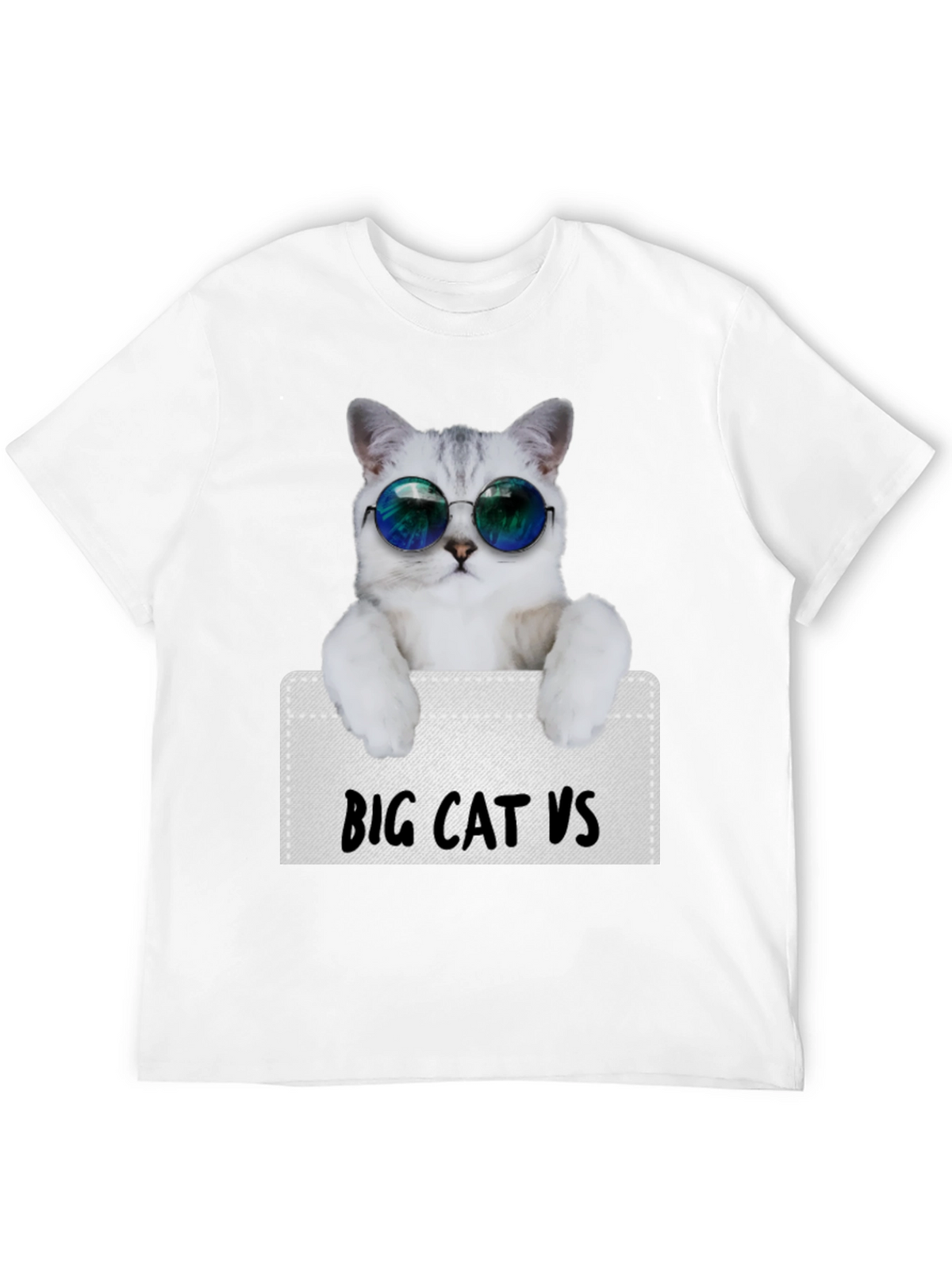 Cool Cat Sunglasses T-Shirt - Funny Graphic Tee