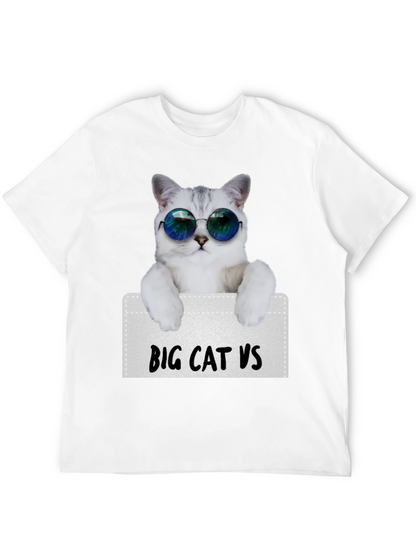 Cool Cat Sunglasses T-Shirt - Funny Graphic Tee