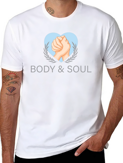 Body & Soul Graphic Tee - Stylish Black T-Shirt