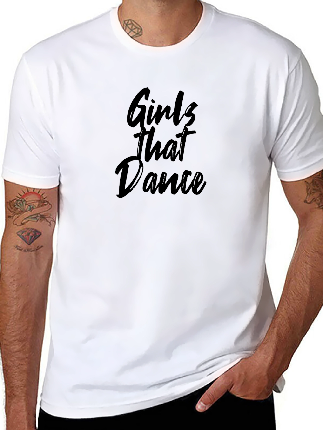 Girls That Dance Black Graphic Tee