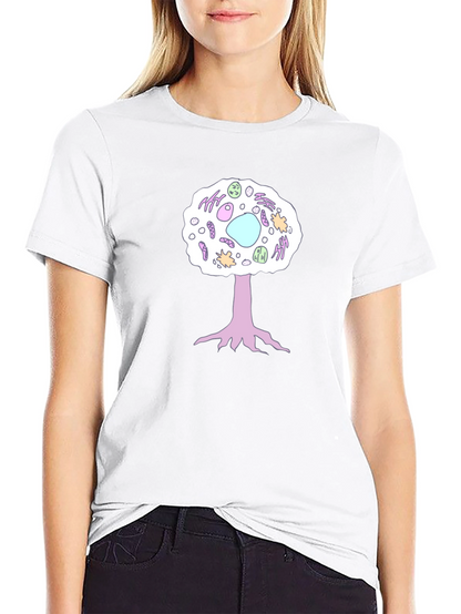 Cell Tree Black T-Shirt: Science & Nature Inspired