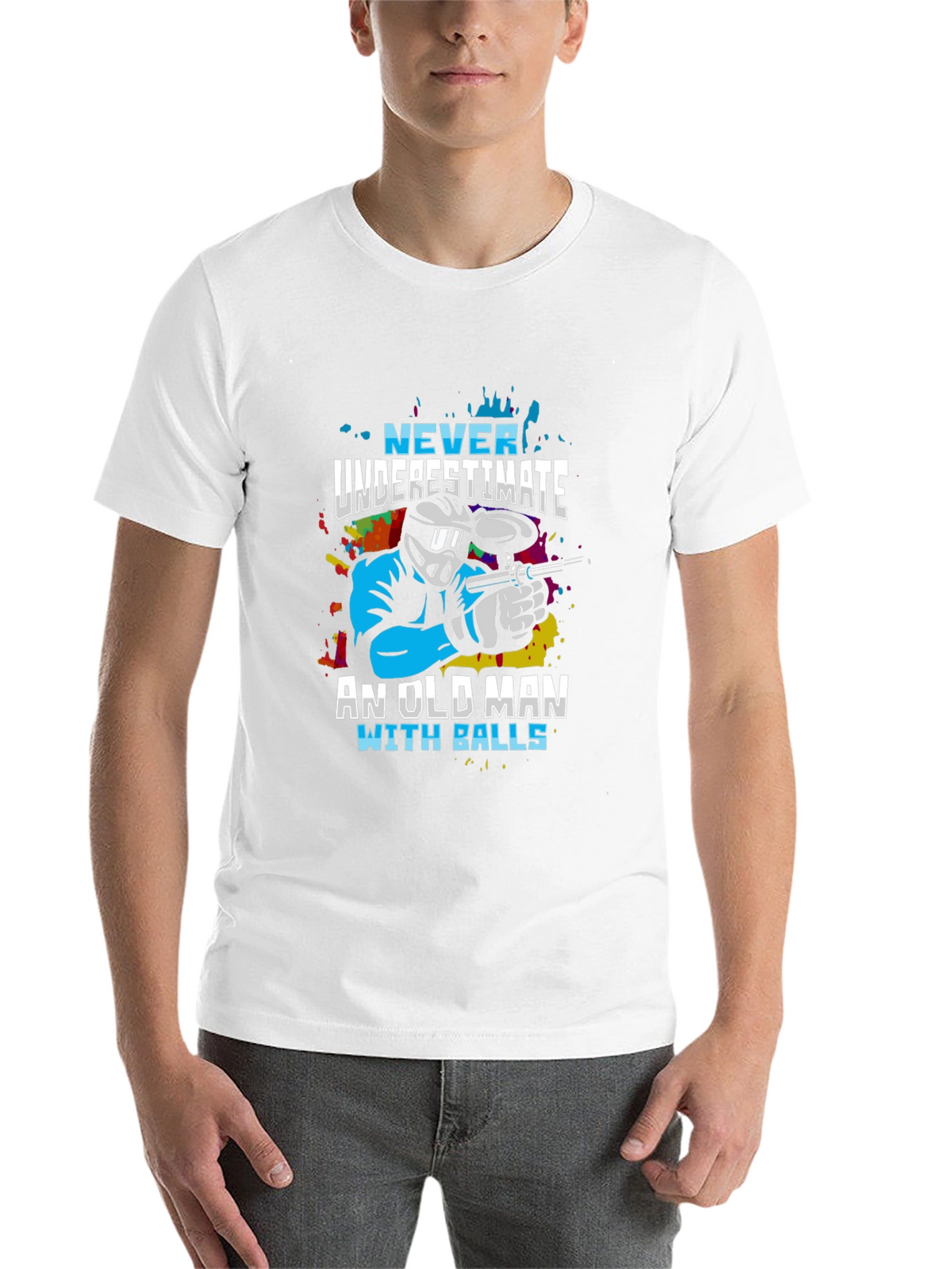 Never Underestimate Old Man T-Shirt