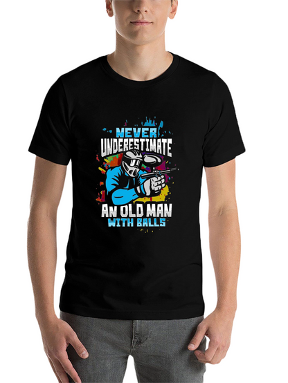 Never Underestimate Old Man T-Shirt