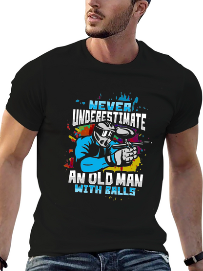 Never Underestimate Old Man T-Shirt