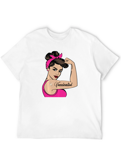 Vaccinated Rosie the Riveter T-Shirt