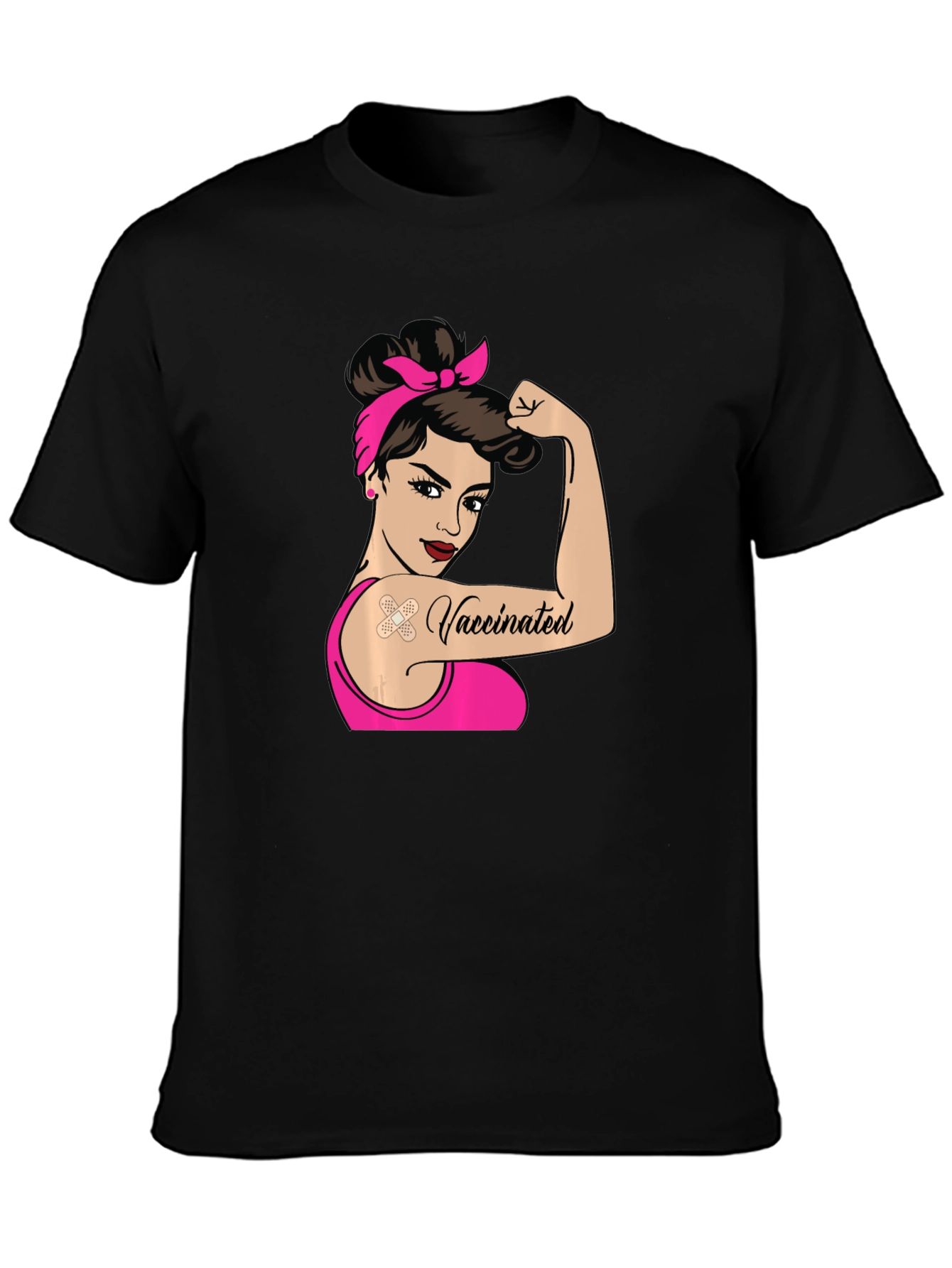 Vaccinated Rosie the Riveter T-Shirt