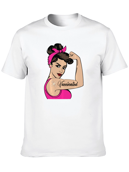 Vaccinated Rosie the Riveter T-Shirt