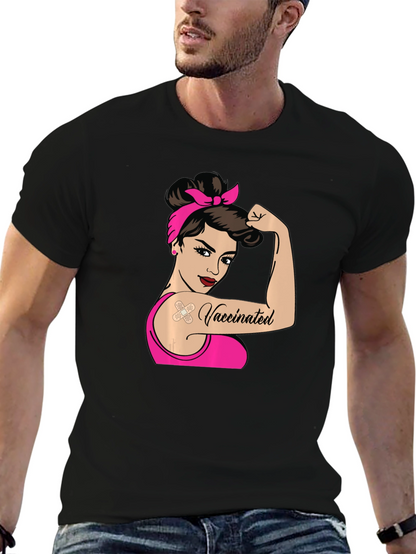 Vaccinated Rosie the Riveter T-Shirt