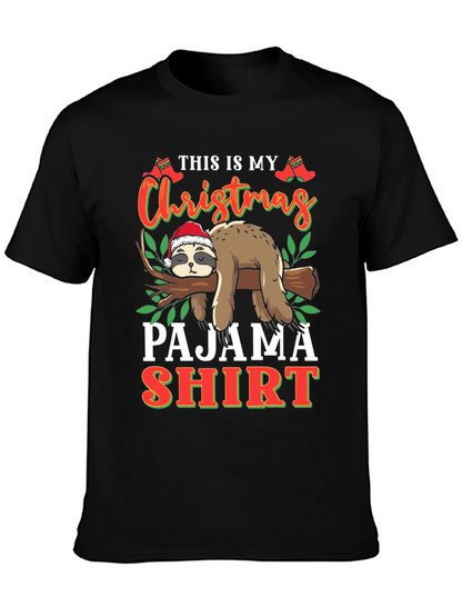 Christmas Sloth Pajama Shirt