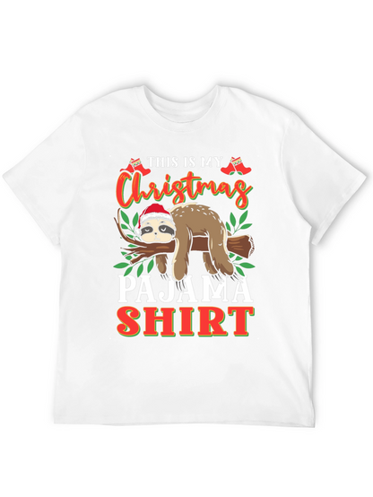 Christmas Sloth Pajama Shirt