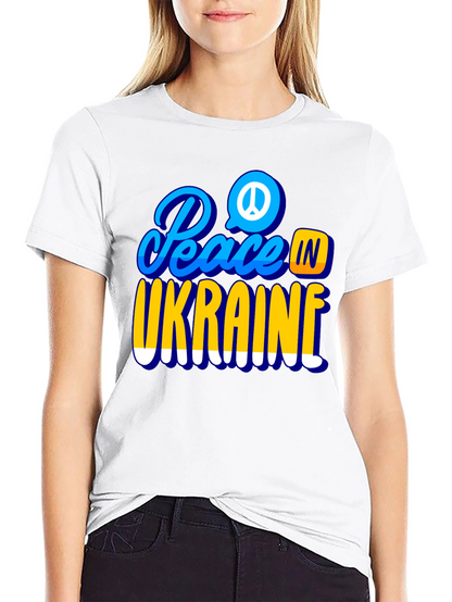 Peace in Ukraine T-Shirt - Solidarity Tee