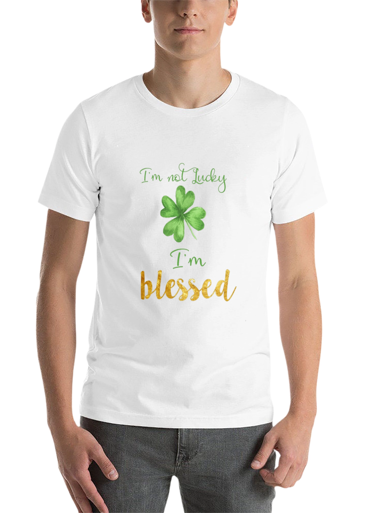 St. Patricks Day Im Blessed Black T-Shirt