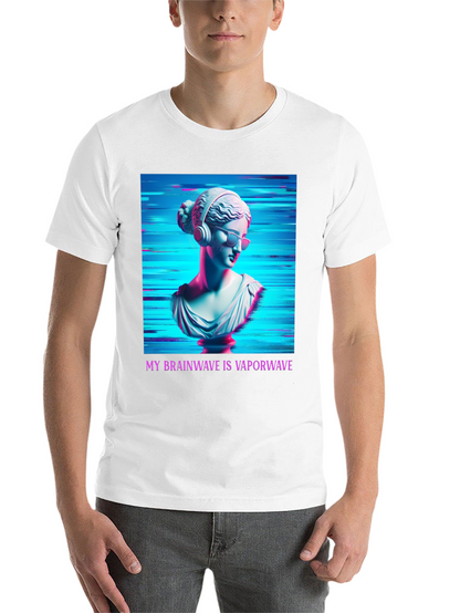 Vaporwave Brain T-Shirt - Aesthetic Greek Bust