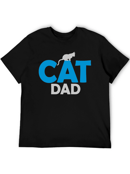Cat Dad T-Shirt - Mens Graphic Tee