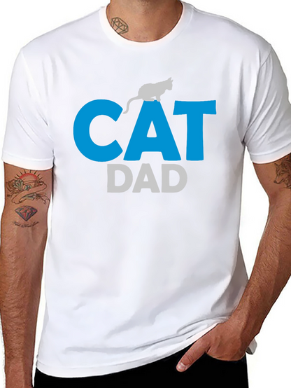 Cat Dad T-Shirt - Mens Graphic Tee