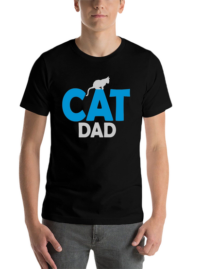 Cat Dad T-Shirt - Mens Graphic Tee