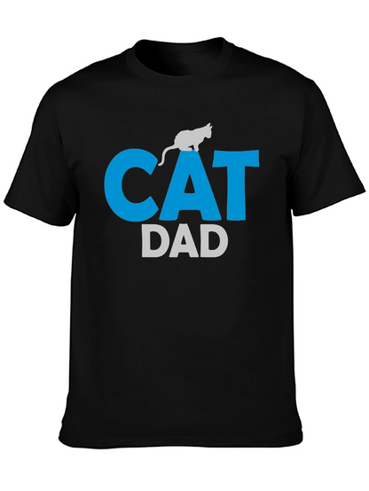 Cat Dad T-Shirt - Mens Graphic Tee