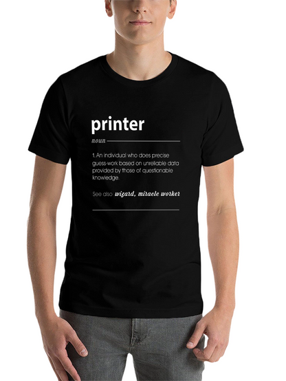 Printer Definition Funny Graphic Tee
