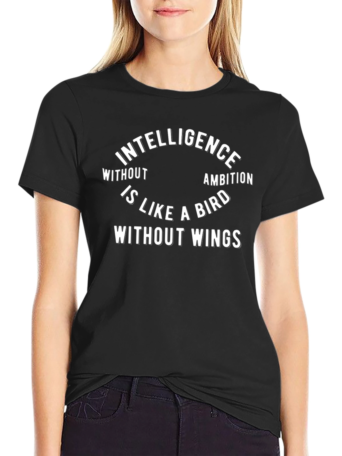 Intelligence and Ambition Graphic T-Shirt