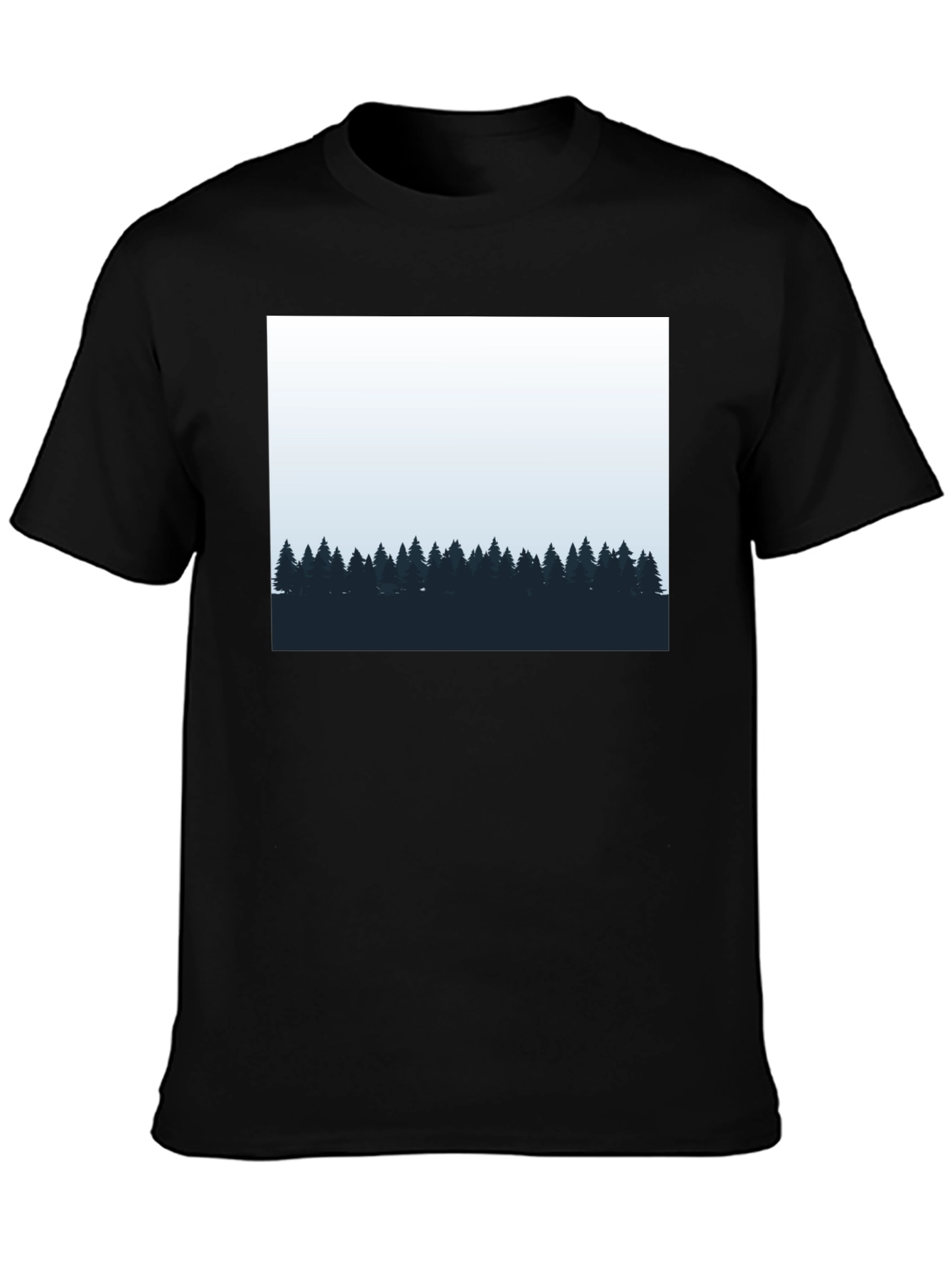 Mens Black Forest Graphic Tee