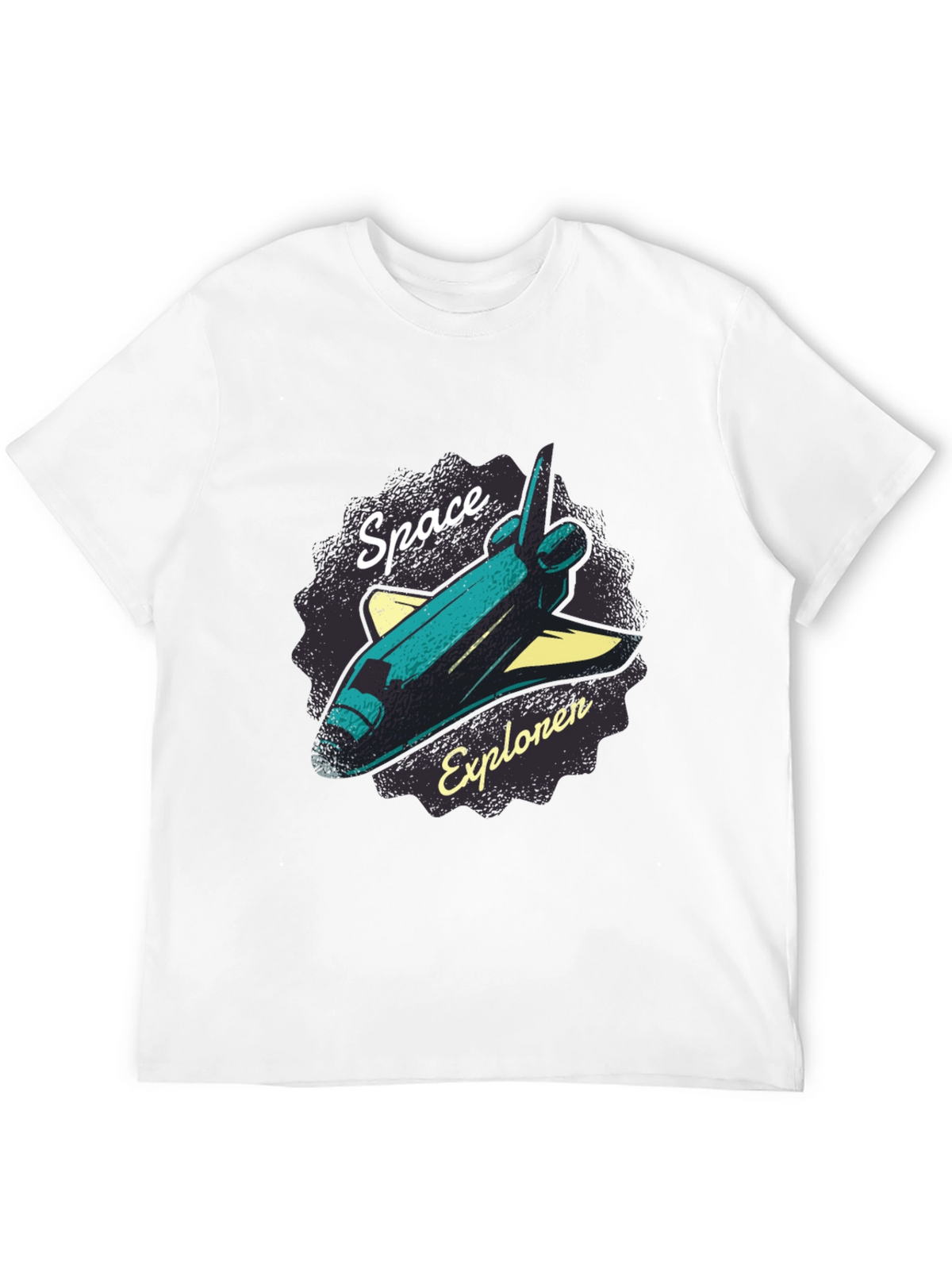 Space Explorer Graphic T-Shirt - Black