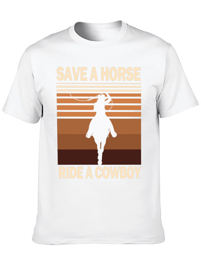 Save a Horse Ride a Cowboy Graphic Tee