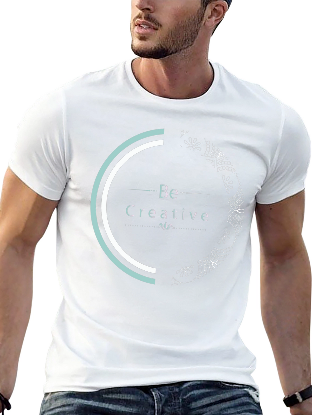 Be Creative Graphic Tee - Stylish Comfort