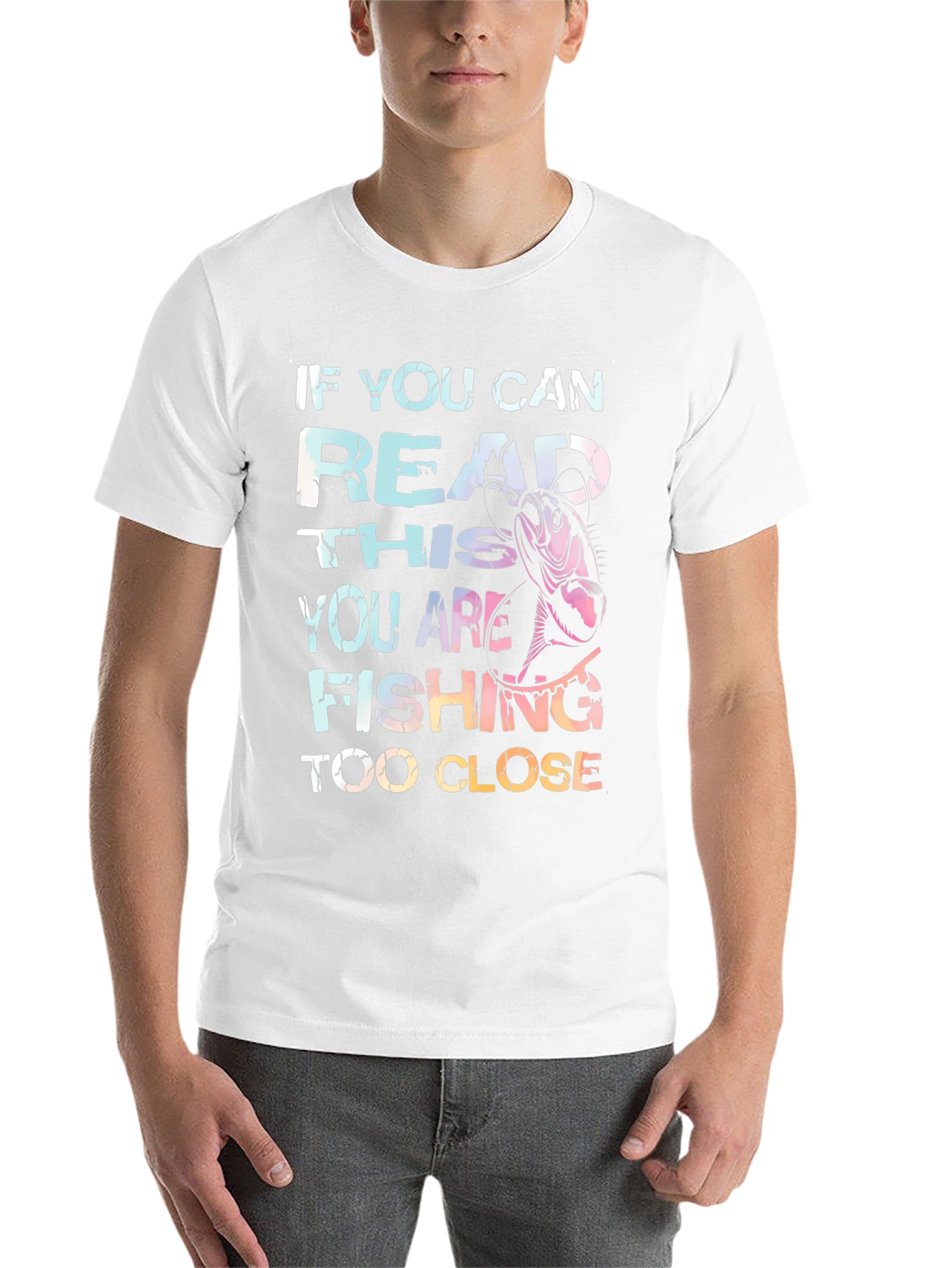 Fishing Too Close Graphic Tee