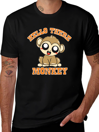 Hello There Monkey Graphic T-Shirt
