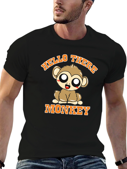 Hello There Monkey Graphic T-Shirt