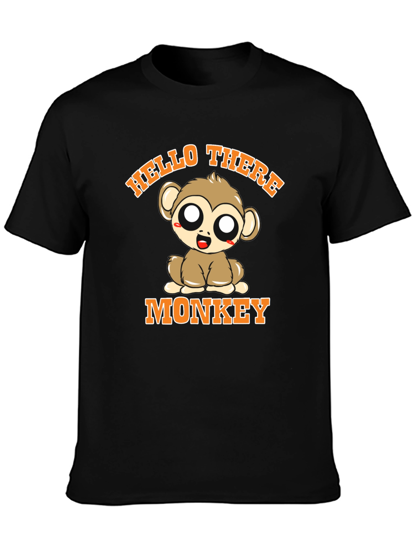 Hello There Monkey Graphic T-Shirt