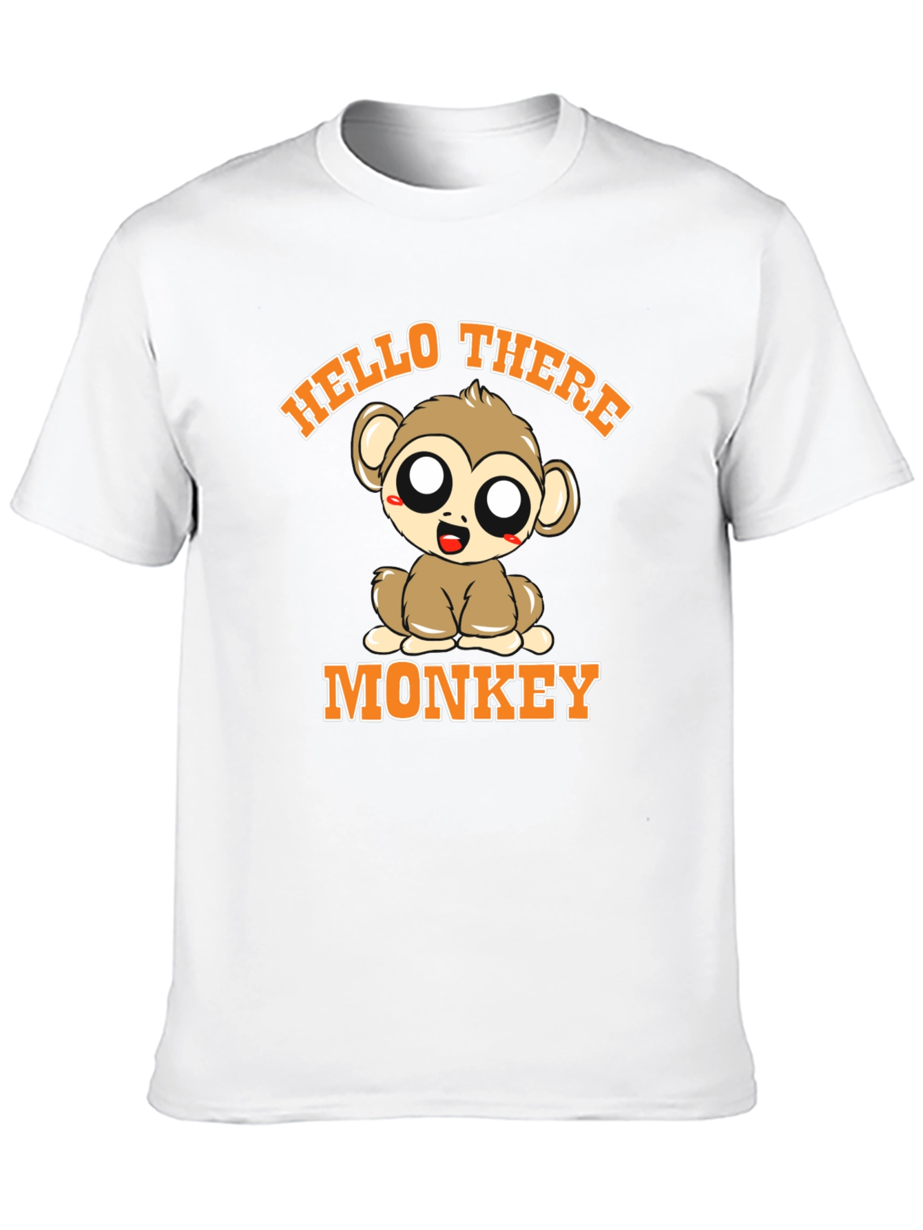 Hello There Monkey Graphic T-Shirt