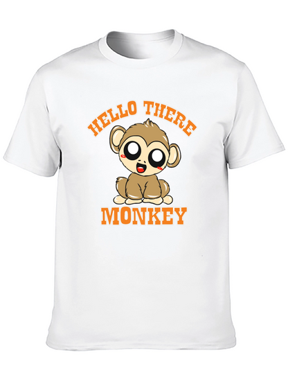 Hello There Monkey Graphic T-Shirt