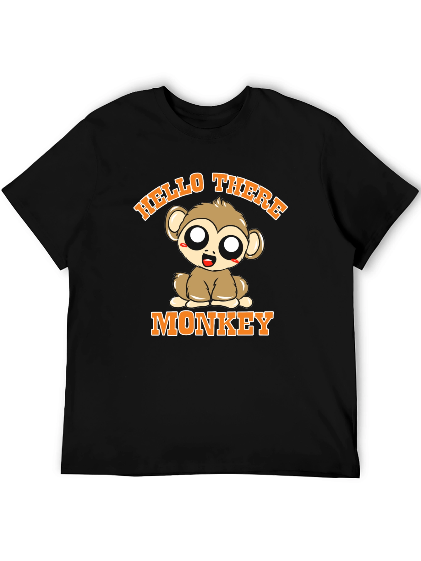 Hello There Monkey Graphic T-Shirt