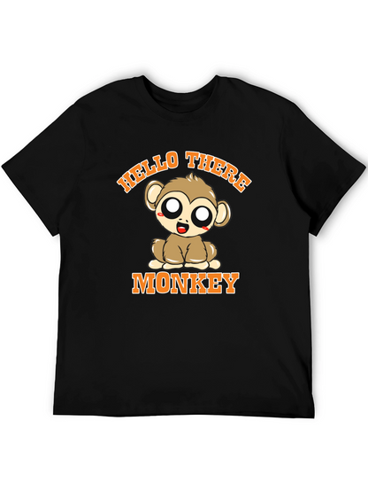 Hello There Monkey Graphic T-Shirt
