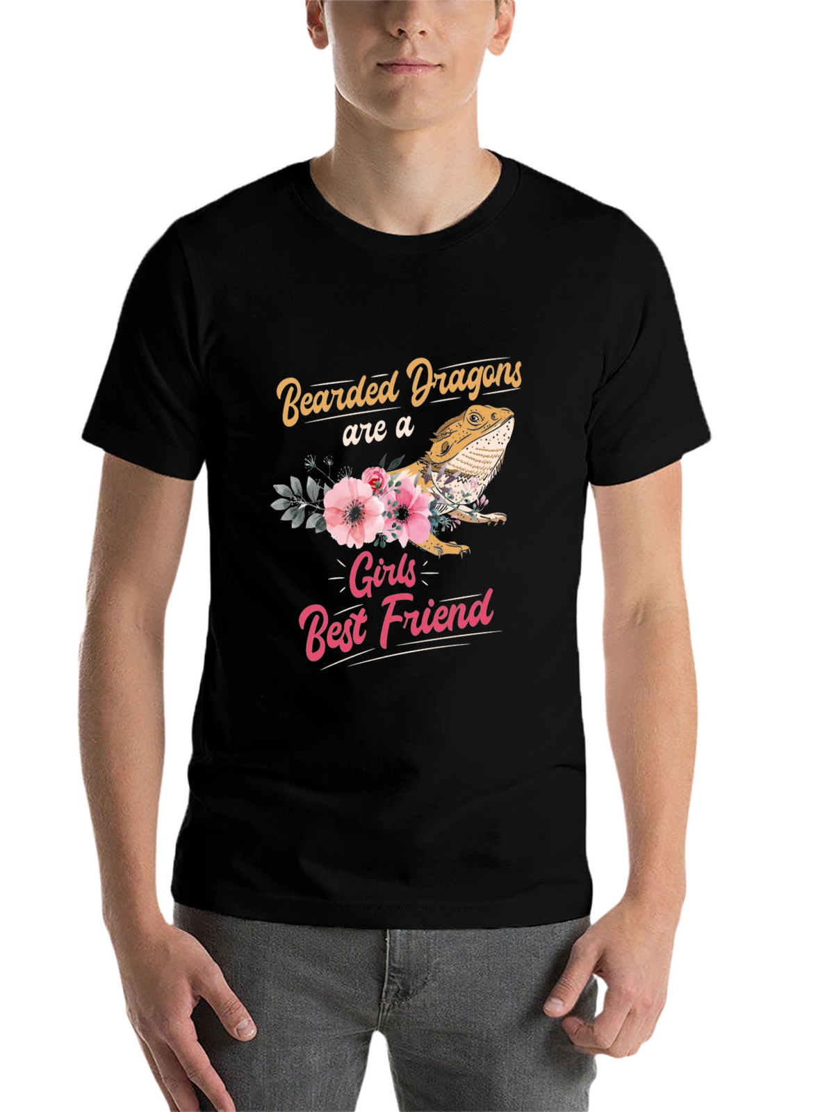 Bearded Dragon Girls Best Friend T-Shirt