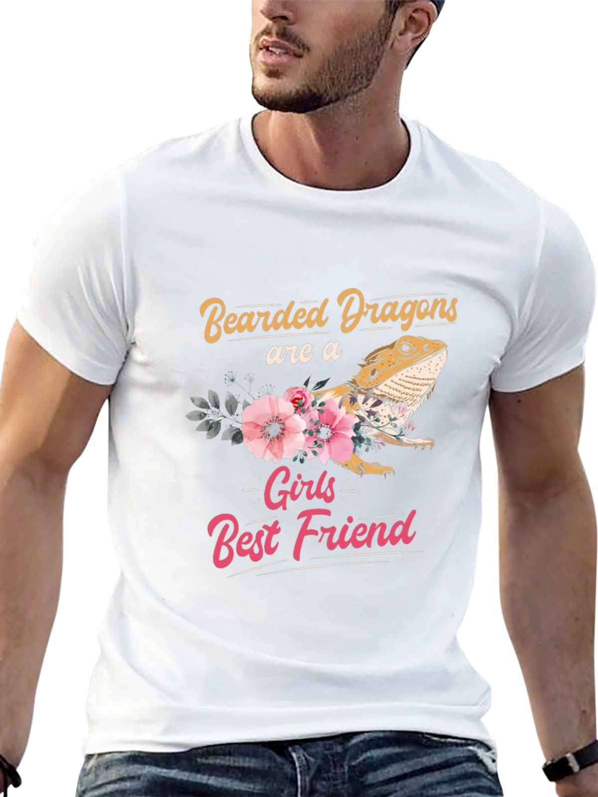 Bearded Dragon Girls Best Friend T-Shirt