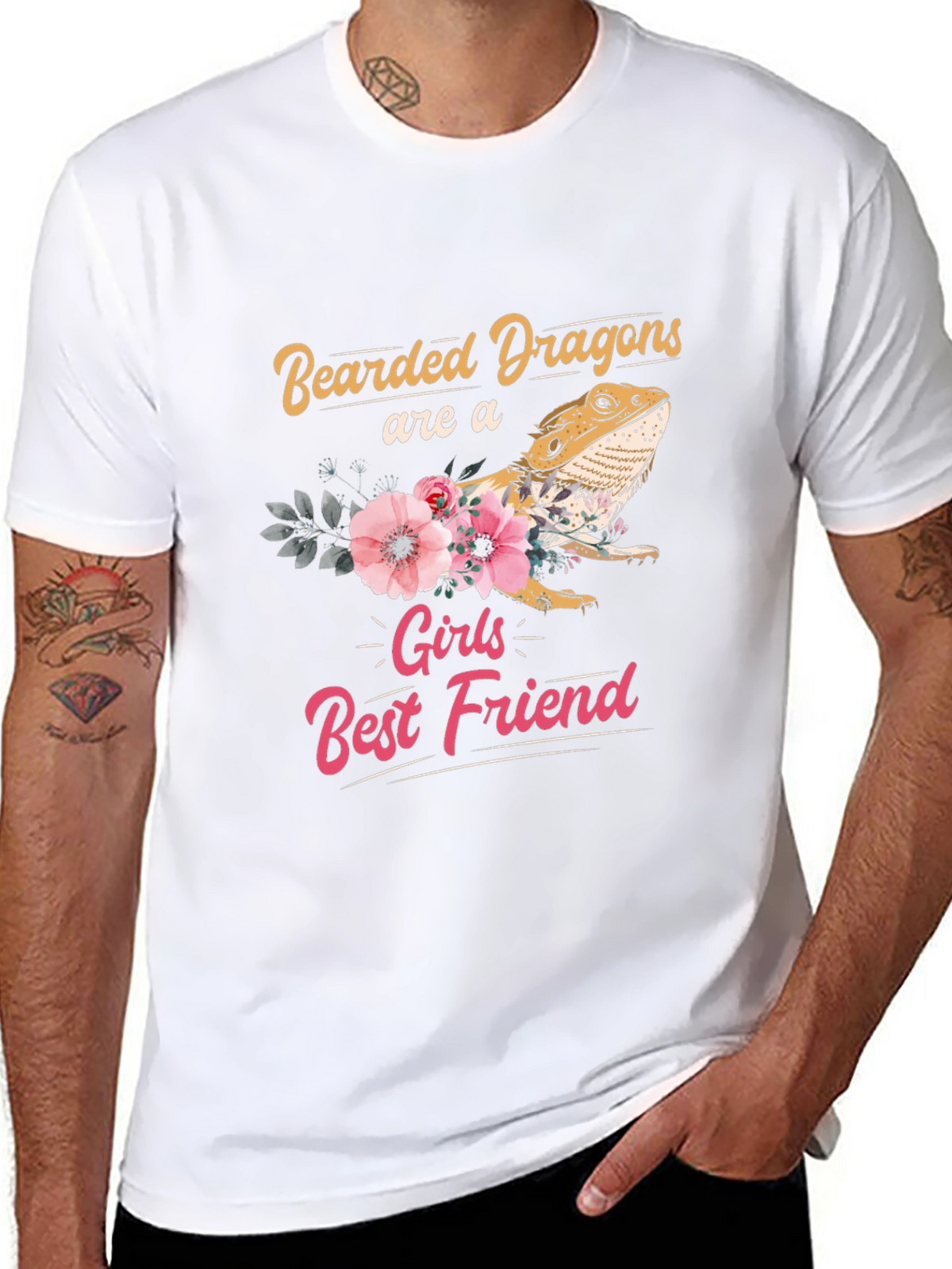 Bearded Dragon Girls Best Friend T-Shirt