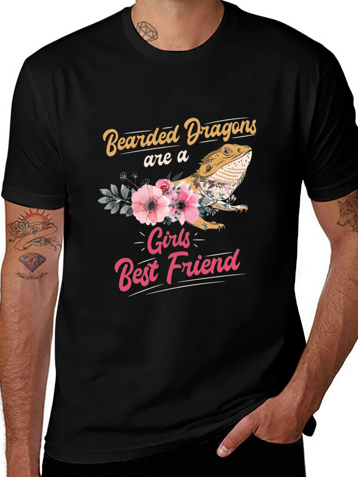 Bearded Dragon Girls Best Friend T-Shirt