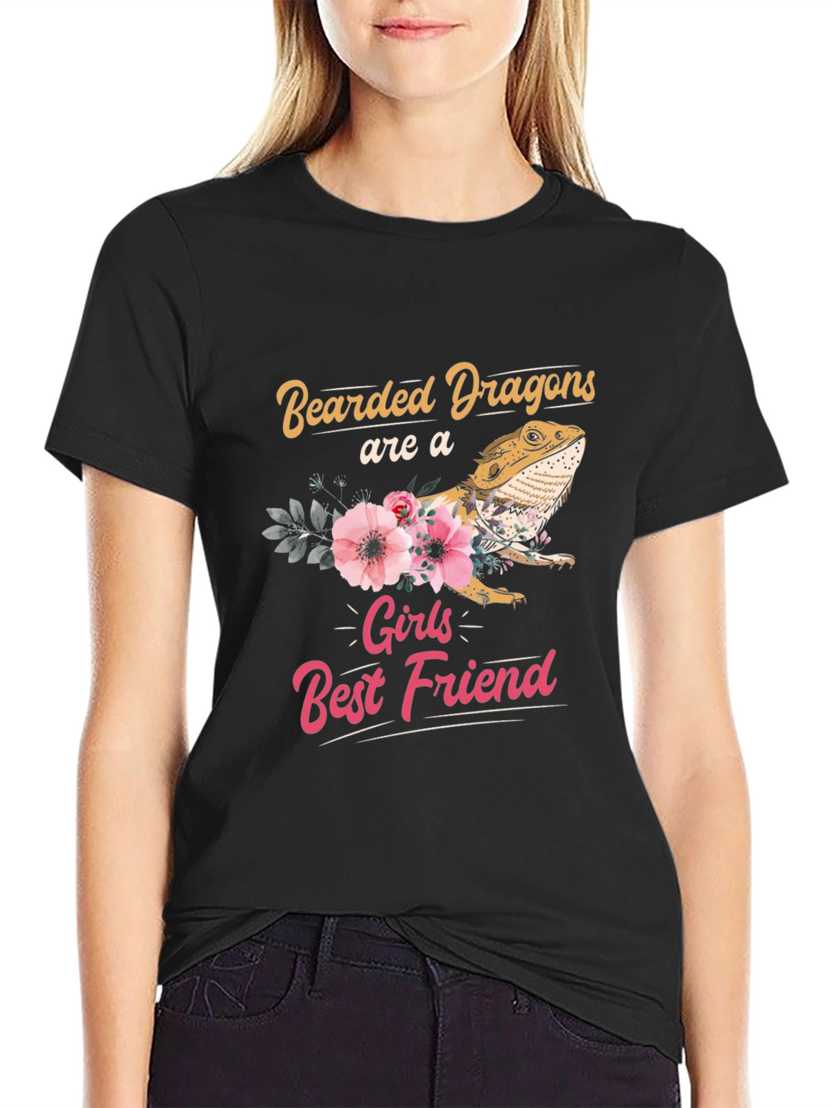 Bearded Dragon Girls Best Friend T-Shirt