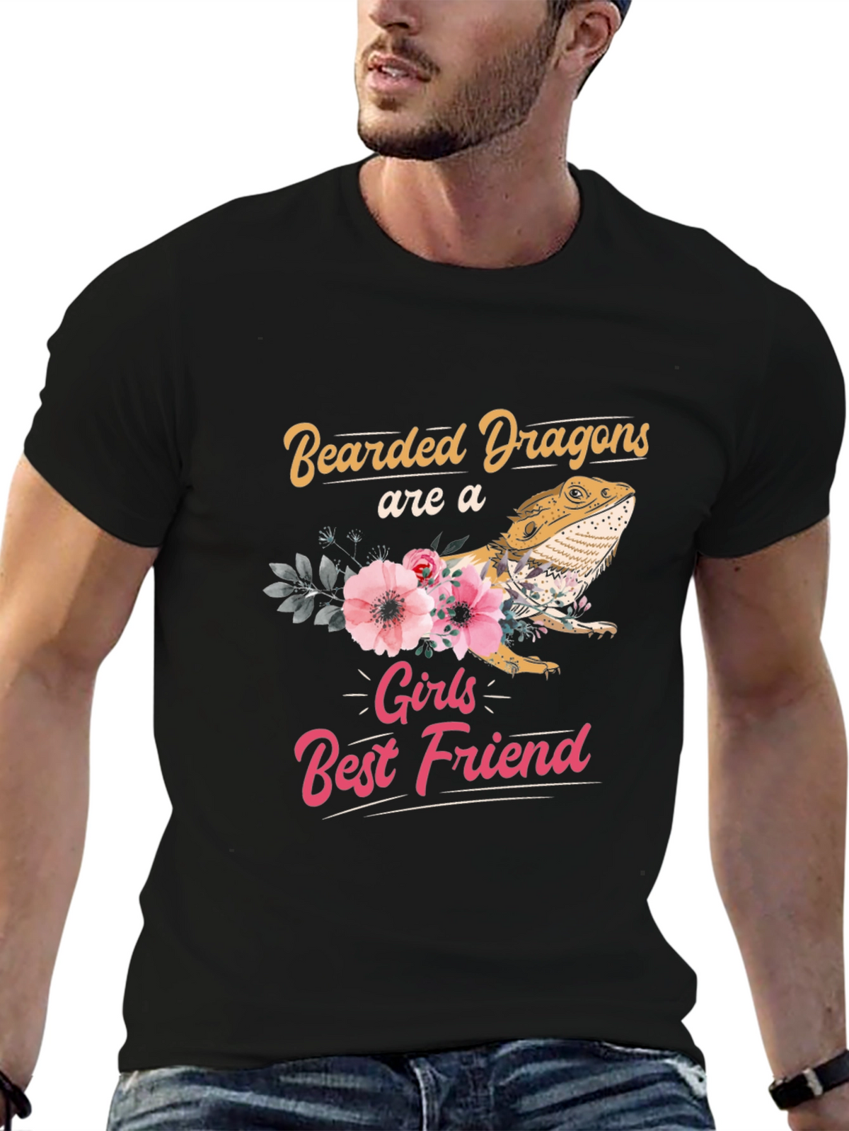 Bearded Dragon Girls Best Friend T-Shirt