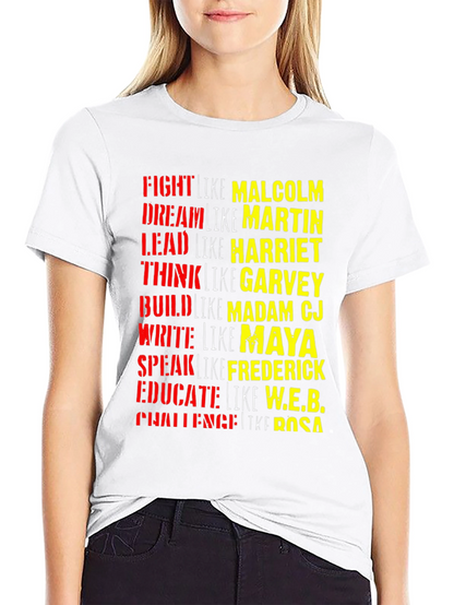 Black History T-Shirt: Fight Dream Lead